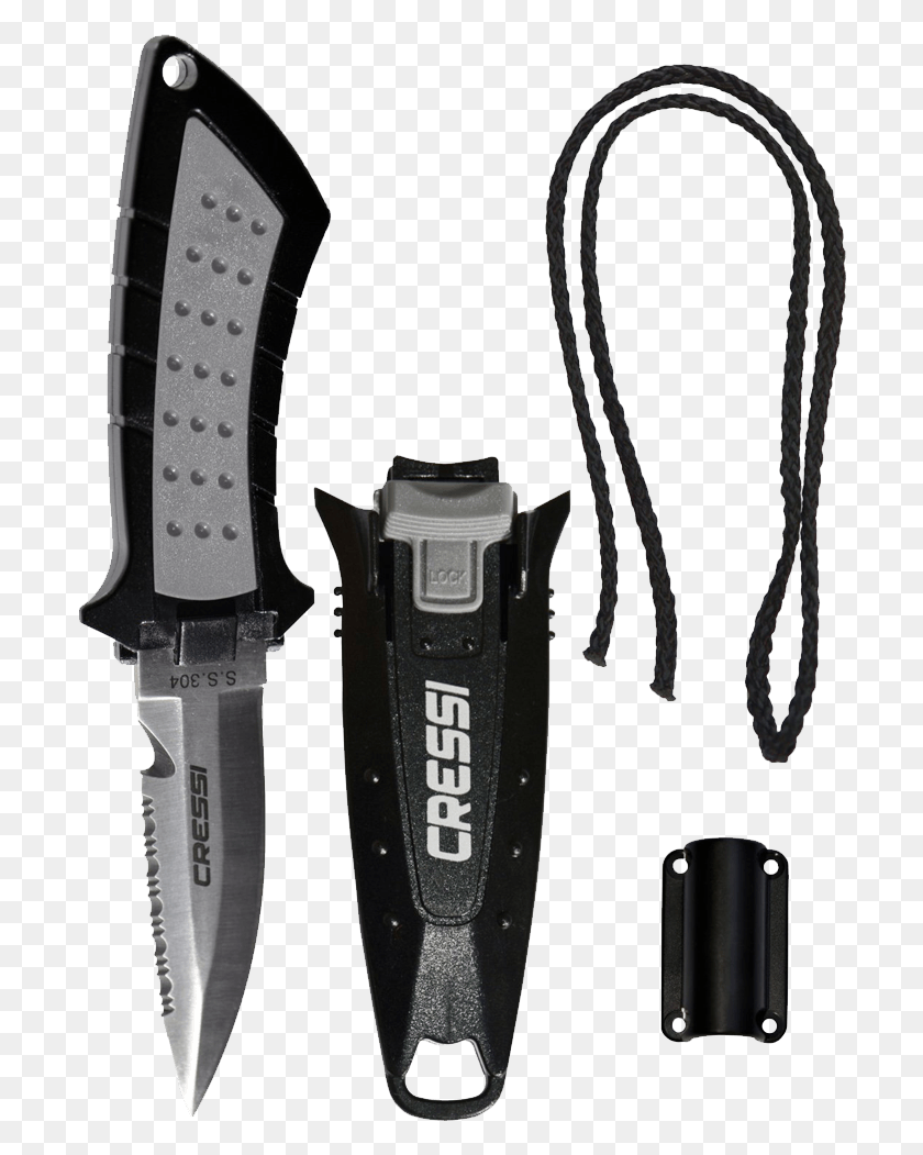 700x991 Cressi Lima Stainless Steel Tactical Dive Knife For Smallest Titanium Spearfishing Knife, Weapon, Weaponry, Blade HD PNG Download