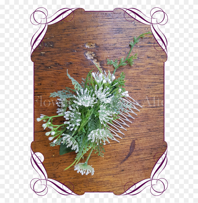 587x801 Cressida Hair Comb Flowers For Ever After Artificial Flower Bouquet, Plant, Flower Arrangement, Flower HD PNG Download