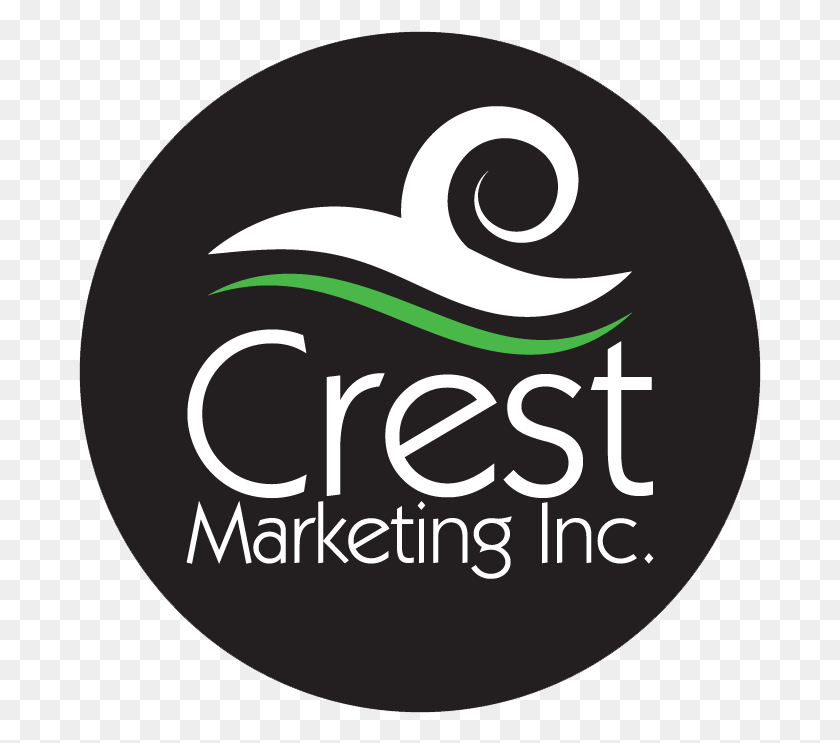 683x683 Crest Marketing Inc Png / Diseño Gráfico, Etiqueta, Texto, Logotipo Hd Png