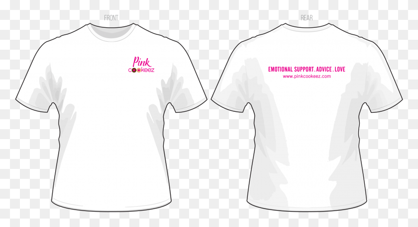 3061x1561 Crew Neck Source White Round Neck T Shirt Front And Back, Clothing, Apparel, T-shirt HD PNG Download
