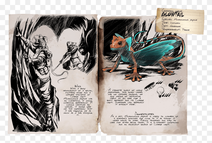 1103x720 Criaturas De Ark Aberration, Bird, Animal, Text Hd Png