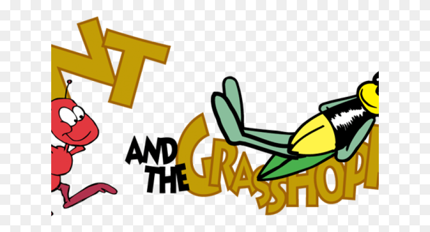 641x393 Cricket Clipart Ant Clipart Ant And The Grasshopper, Wasp, Bee, Insect HD PNG Download