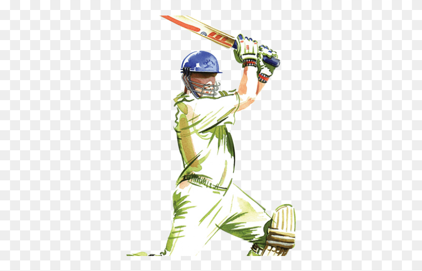 345x481 Cricket Clipart Cricket Ball Cricket Player Image, Helmet, Clothing, Apparel HD PNG Download