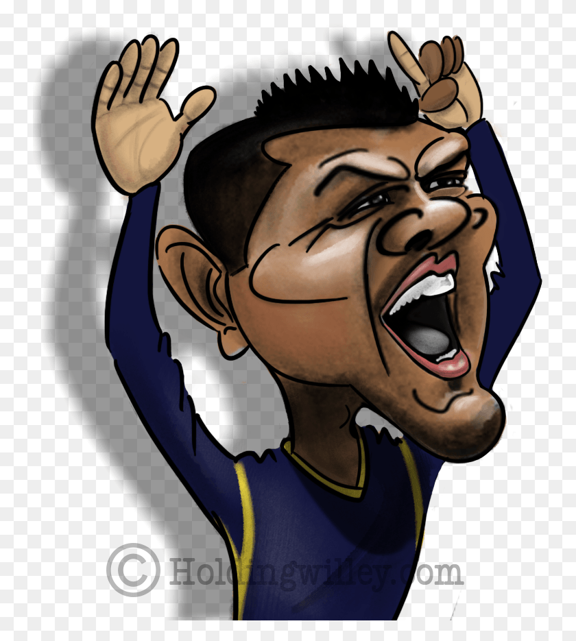 745x875 Cricket Clipart Ipl Ipl Cricketers Caricatures, Person, Human, Face HD PNG Download