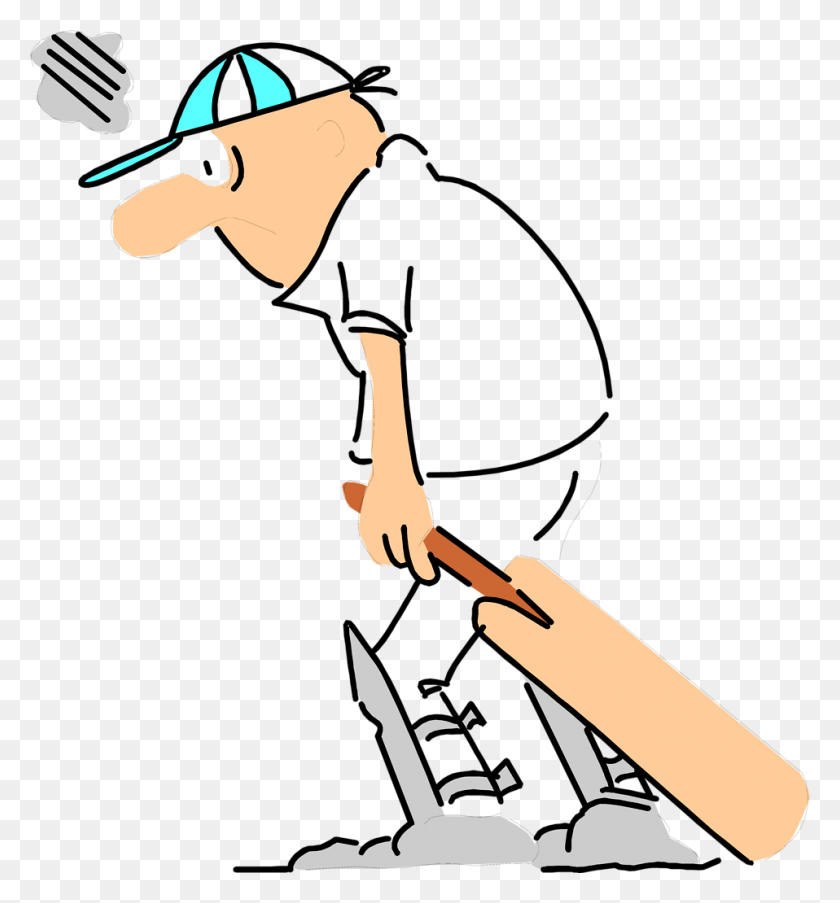 958x1036 Cricket Clipart Transparent Gif Of Playing Cricket, Seesaw, Toy HD PNG Download