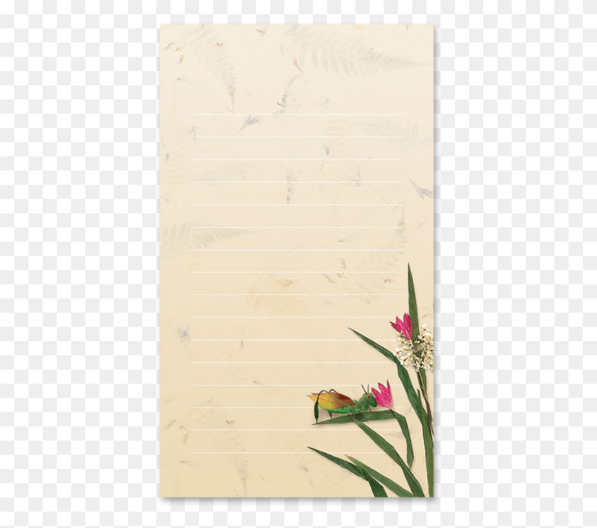 402x683 Descargar Png Cricket Garden Dweller Mini Bloc De Notas Heliconia, Planta, Texto, Diseño Floral Hd Png