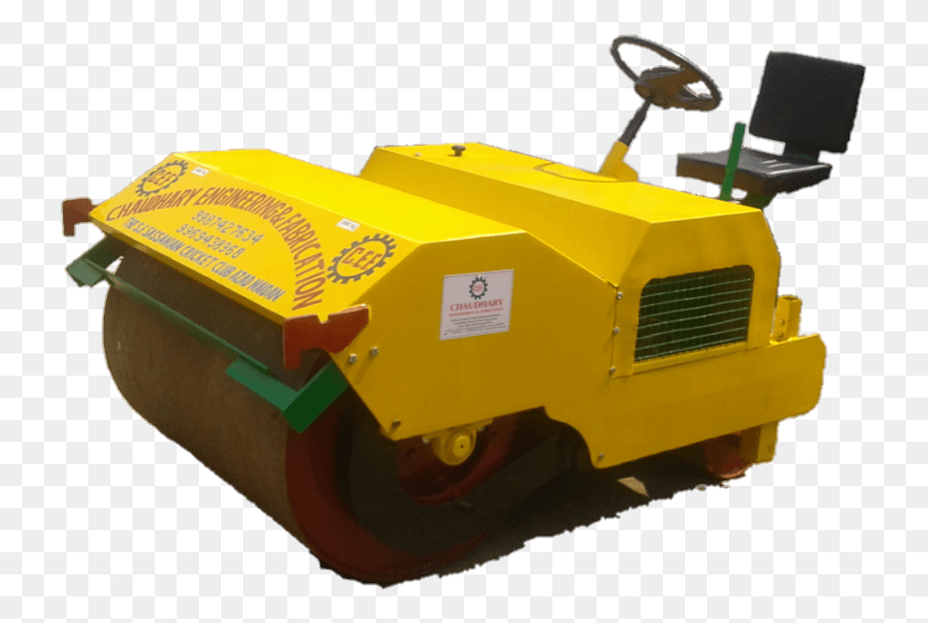 731x504 Cricket Pitch Rollrs Construction Equipment, Transportation, Machine, Vehicle HD PNG Download