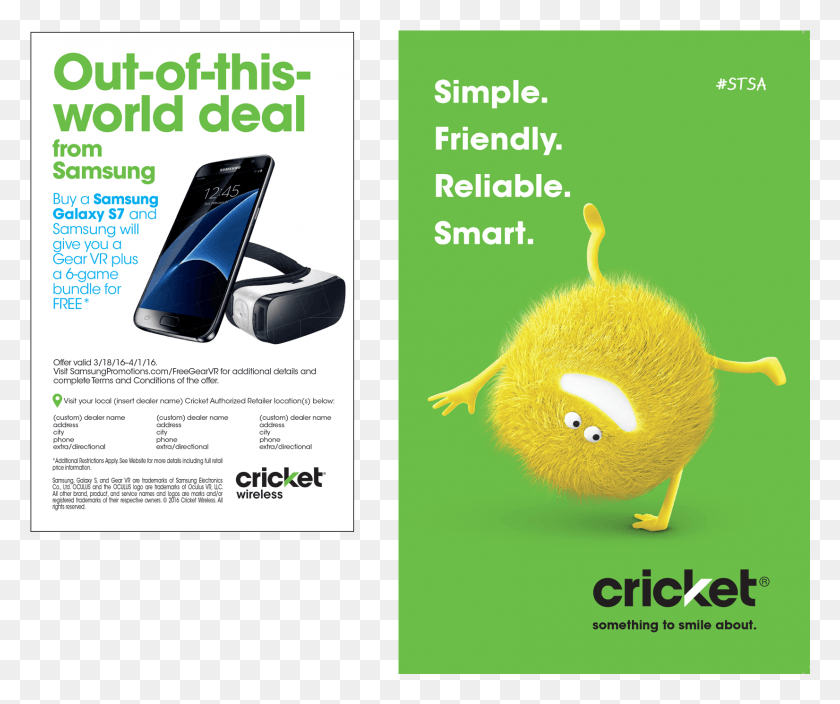 1651x1364 Cricket Wireless, Плакат, Реклама, Бумага Hd Png Скачать