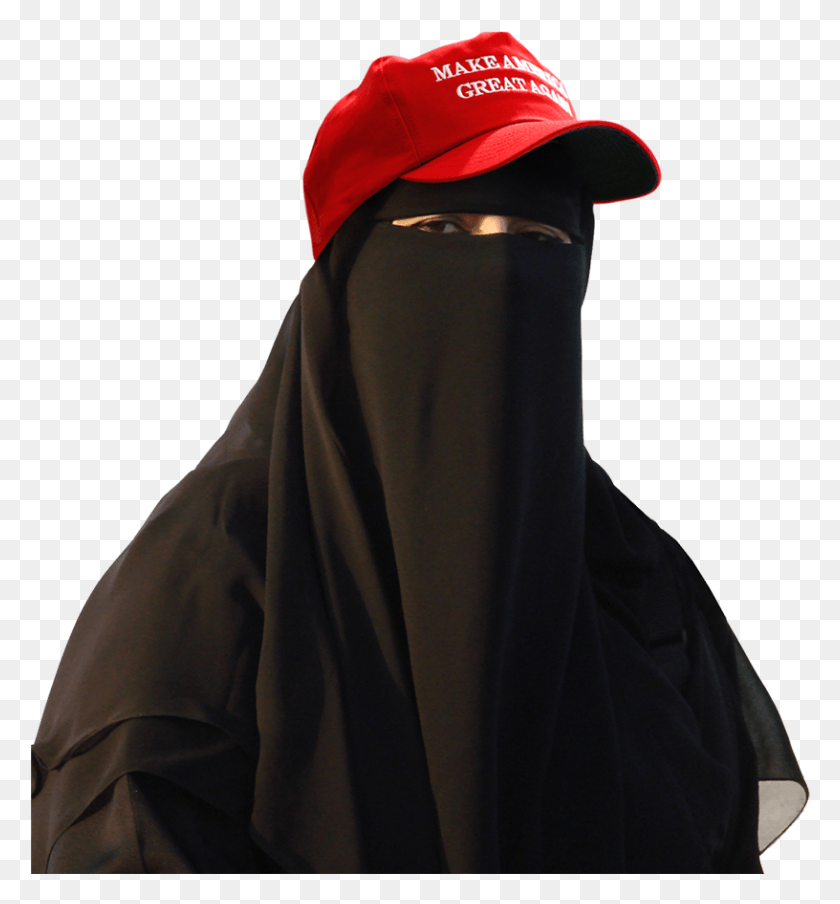 816x883 Crippled America Headgear Make America Great Again Muslim, Clothing, Apparel, Cloak Descargar Hd Png