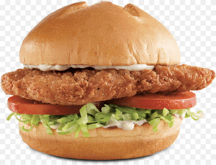 853x651 Crispy Chicken Sandwich Burger, Food, Bread PNG