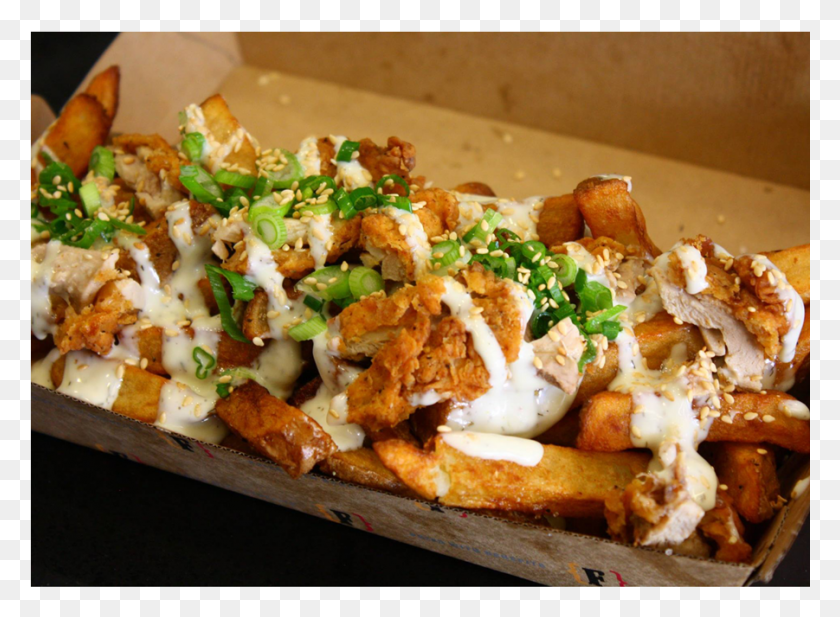 901x644 Crispy Chicken Sweet Chili Chicken Poutine, Food, Dish, Meal Descargar Hd Png