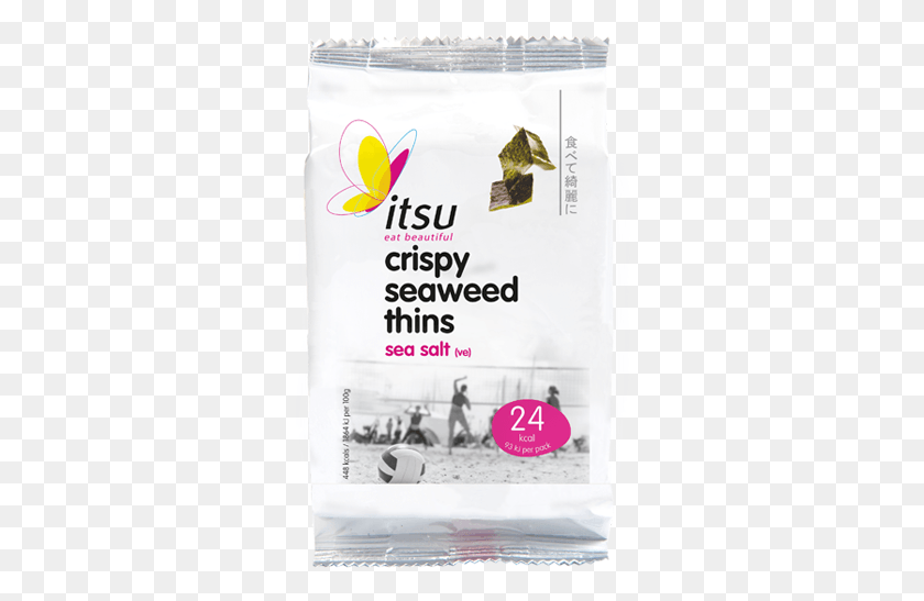 349x487 Crispy Seaweed Thins Sea Salt Label, Person, Human, Advertisement Descargar Hd Png