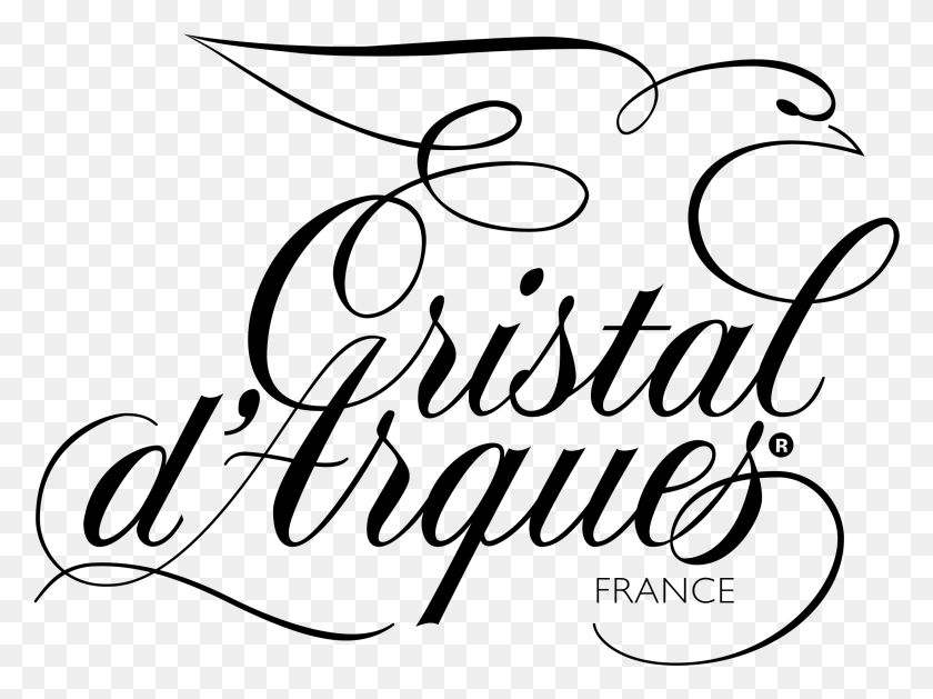 2191x1599 Cristal D39Arques Logotipo De Caligrafía Transparente, Gris, World Of Warcraft Hd Png