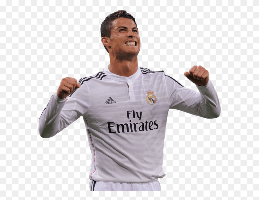 595x591 Cristiano Ronaldo, Clothing, Apparel, Shirt HD PNG Download