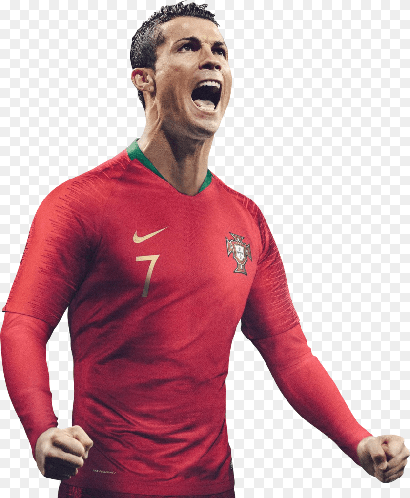Cristiano Ronaldo Portugal, Head, Angry, Person, Face Sticker PNG