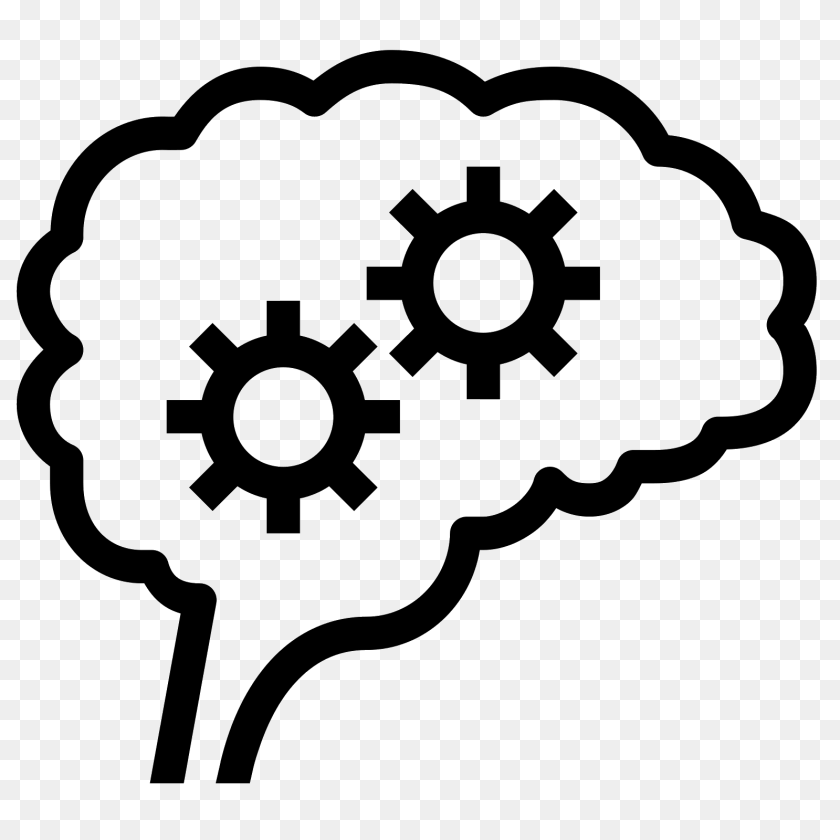 1600x1600 Critical Thinking Icon, Gray Transparent PNG