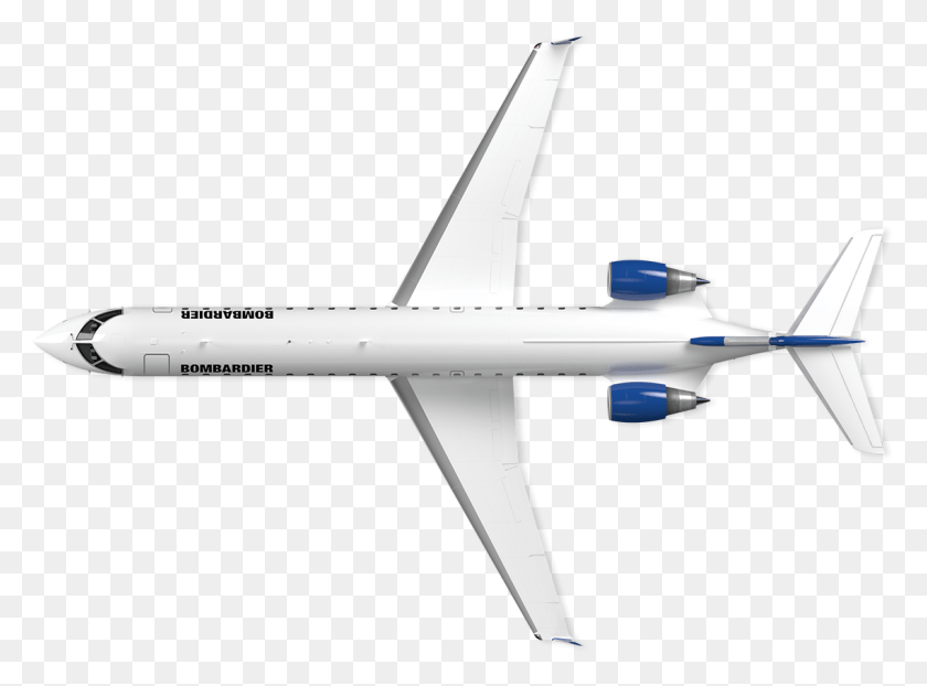1137x820 Crj Series Bombardier Commercial Aircraft Top View Plane Top View, Airplane, Vehicle, Transportation HD PNG Download