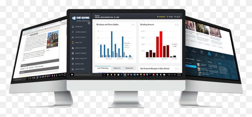 1015x430 Crmnext Dashboard, Computer, Electronics, Monitor HD PNG Download