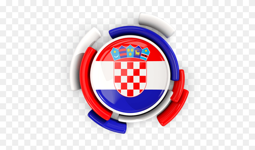 485x434 Croatia Round Flag, Alarm Clock, Clock, Dynamite HD PNG Download