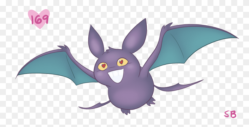 1857x877 Crobat Needs To Really Really Love You To Evolve So Cute Crobat, Animal, Mammal, Wildlife HD PNG Download