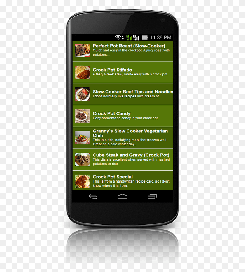 446x870 Descargar Png Crock Pot Recetas Para Smartphone Android, Teléfono Móvil, Teléfono, Electrónica Hd Png