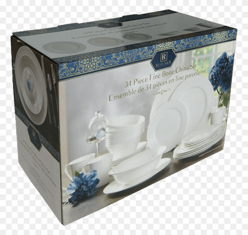 769x738 Crockery Boxes Rose, Porcelain, Pottery HD PNG Download