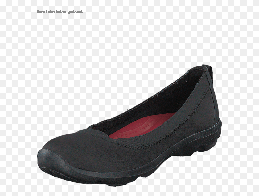 601x574 Crocs Busy Day Stretch Flat Blackblack Slip On Shoe, Clothing, Apparel, Footwear HD PNG Download