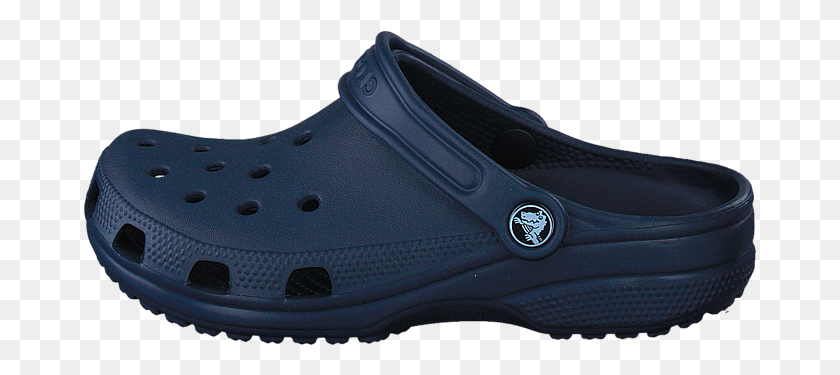 673x315 Crocs Classic Clog Kids Navy 57577 04 Zapatos De Jardinería Sintéticos Para Mujer, Ropa, Vestimenta, Zapato Hd Png