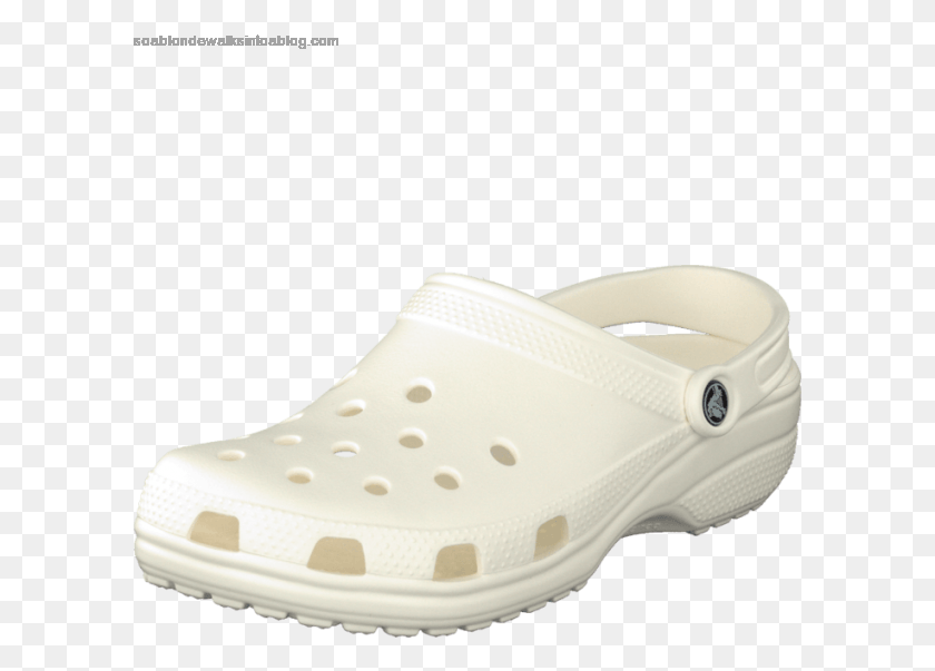 601x543 Crocs Classic White Slip On Shoe, Clothing, Apparel, Footwear HD PNG Download