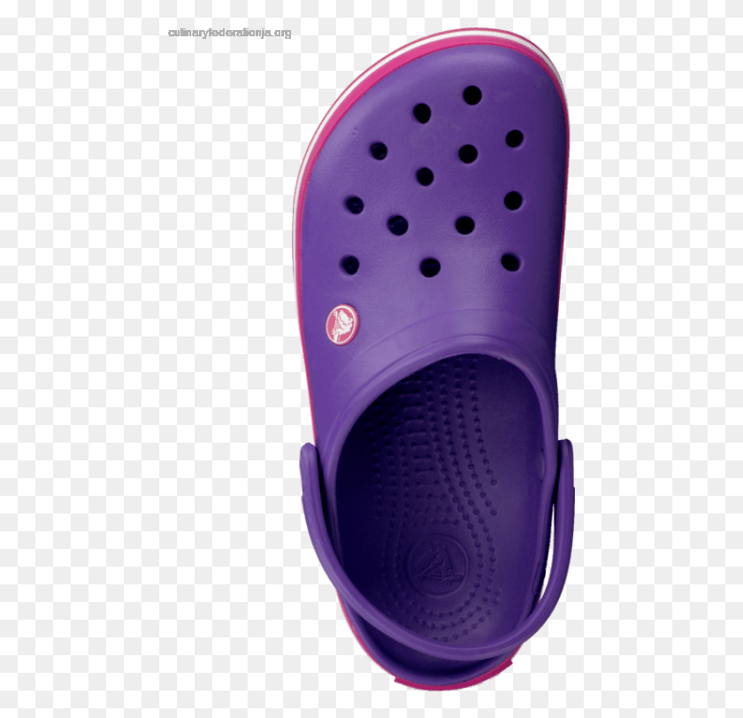 461x751 Crocs Crocband Neon Purple Flip Flops, Appliance, Dryer, Blow Dryer HD PNG Download