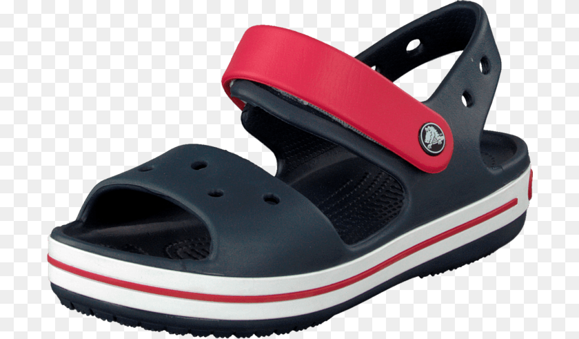 705x491 Crocs Crocband Sandal Kids Navy 00 Womens Synthetic Crocs Sandal Kids, Clothing, Footwear, Shoe, Car Sticker PNG