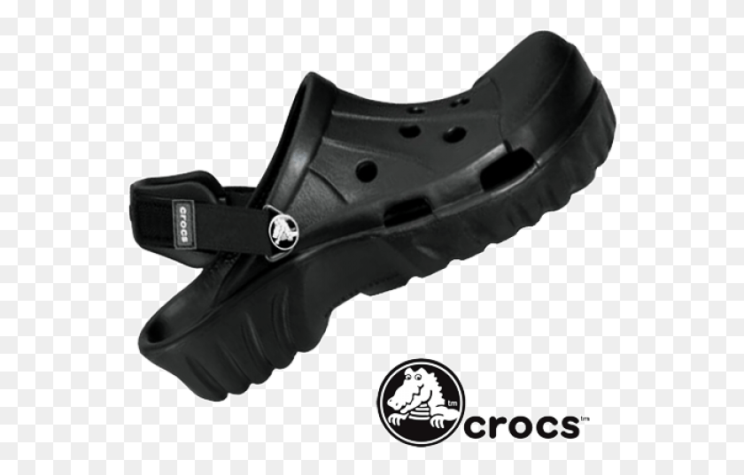 558x477 Crocs Offroad Negro Sandalia Crocs Offroad, Ropa, Vestimenta, Calzado Hd Png