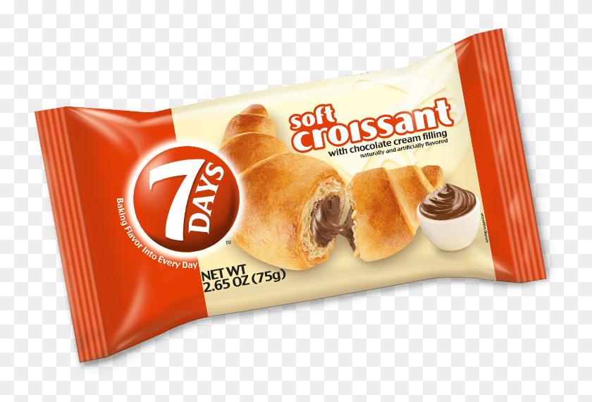 758x510 Descargar Png Croissant Chocolate 7 Días Croissant, Comida, Pan, Ketchup Hd Png