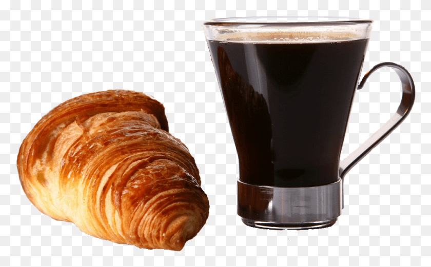 958x567 Croissant Coffee Amp Croissants, Food, Bread, Beverage HD PNG Download