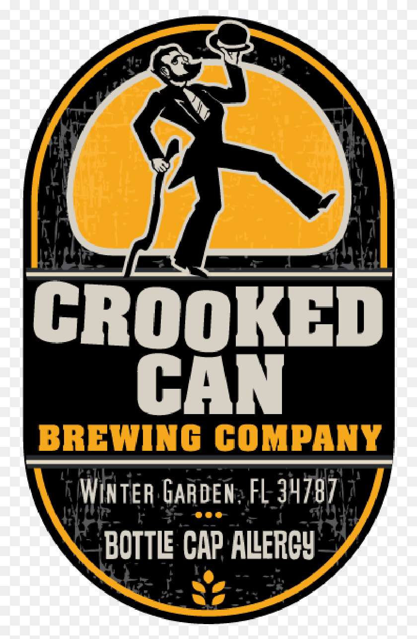 751x1227 Crooked Can Label Crooked Can Brewery Logo, Poster, Advertisement, Flyer HD PNG Download