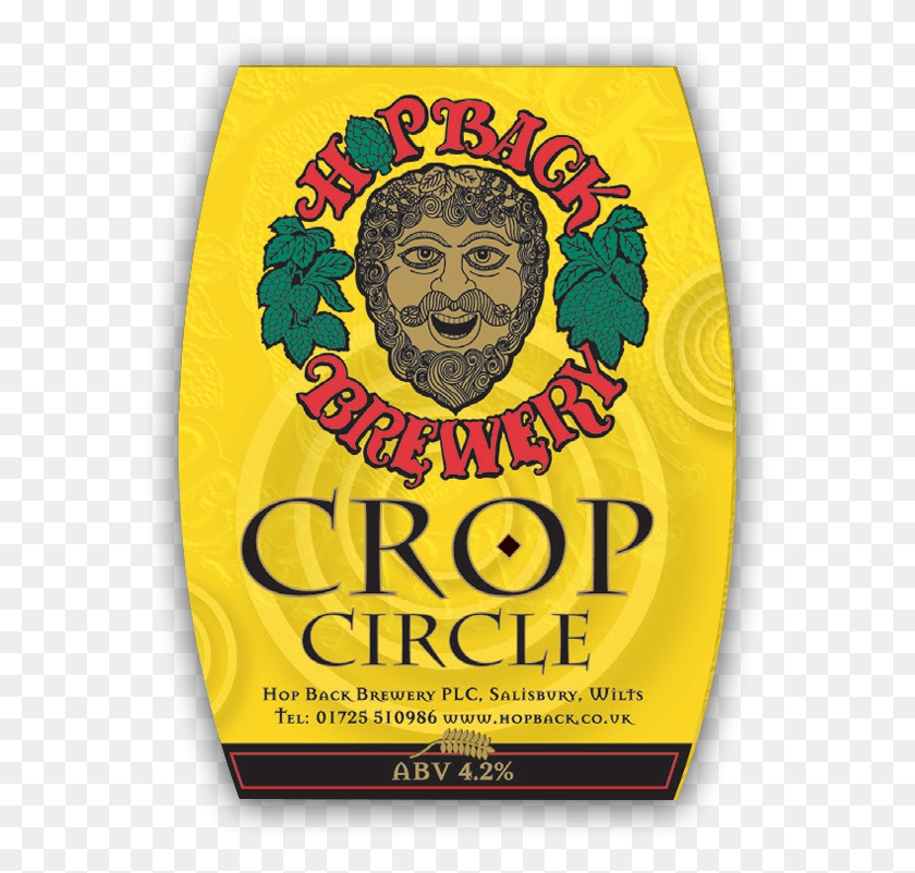 579x742 Crop Circle Polypins Hop Back Summer Lightning, Label, Text, Poster HD PNG Download