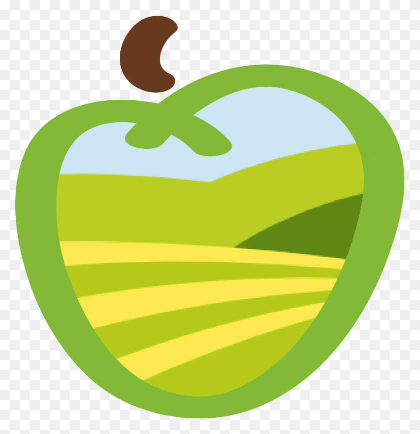 835x864 Cropped Food Lens Apple Logo Sign, Green, Tennis Ball, Tennis HD PNG Download