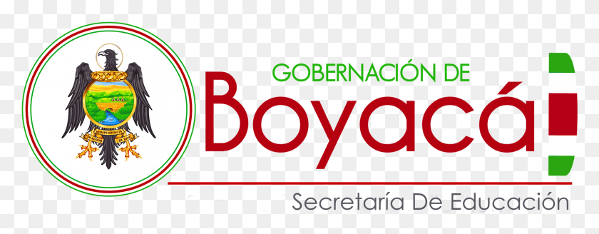 3080x1061 Descargar Png Logotipo Recortado De La Secretaría De Educación De La Gobernación De Boyaca, Texto, Alfabeto, Word Hd Png
