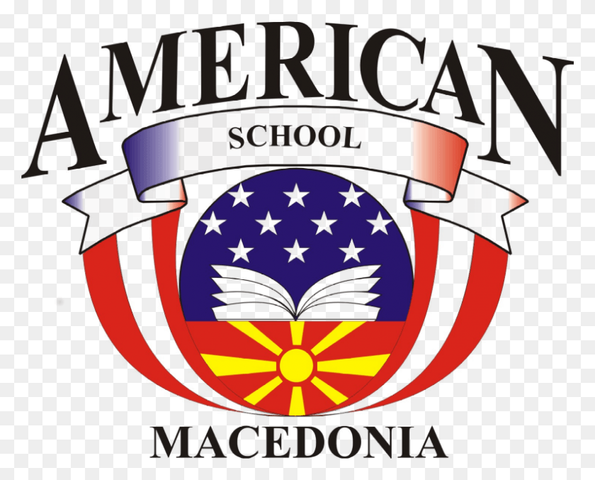 795x629 Descargar Png / Logotipo De La Escuela Americana De Macedonia Png