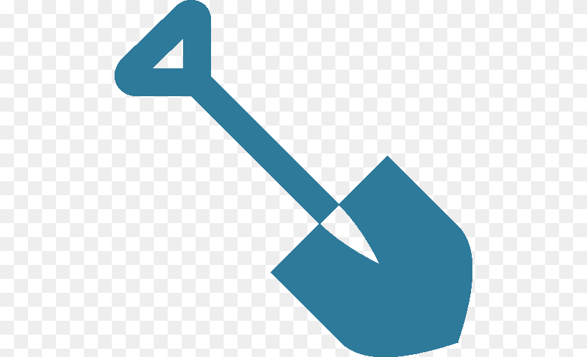 512x512 Cropped New Spade Spade, Device, Shovel, Tool Sticker PNG
