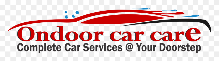 2078x473 Cropped Ondoor Car Wash Logo Design 1 Graphic Design, Text, Number, Symbol HD PNG Download