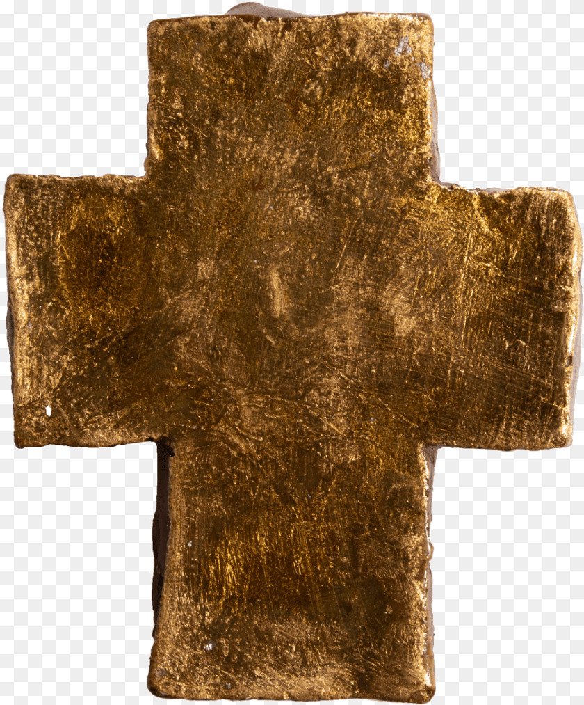 Cross, Bronze, Symbol Sticker PNG