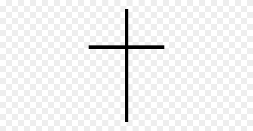 253x377 Cross Clipart With Transparent Background Small Black And White Cross, Gray, World Of Warcraft HD PNG Download