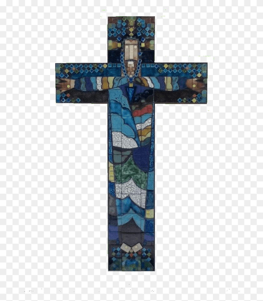688x903 Cross Cross Stained Glass, Symbol, Clothing HD PNG Download
