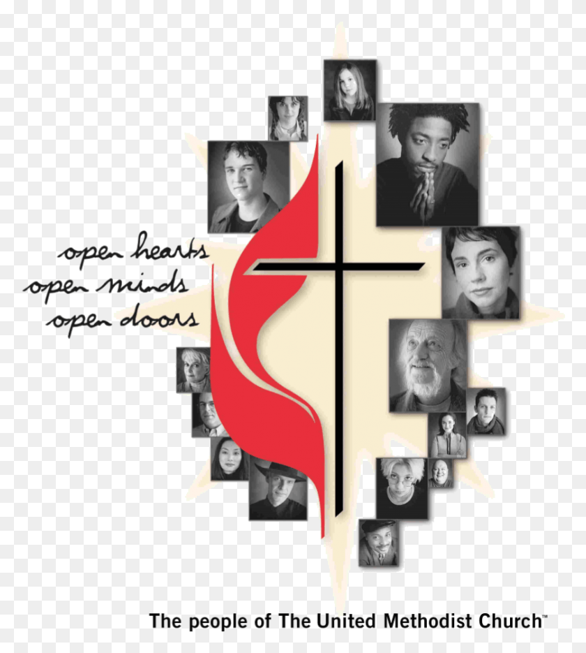 839x942 Cross Flame United Methodist Church Graphic, Person, Human, Poster HD PNG Download