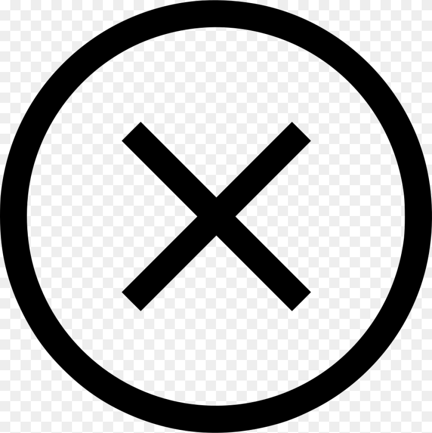 Cross Mark X Delete Comments Electronic Arts Logo, Sign, Symbol Clipart PNG