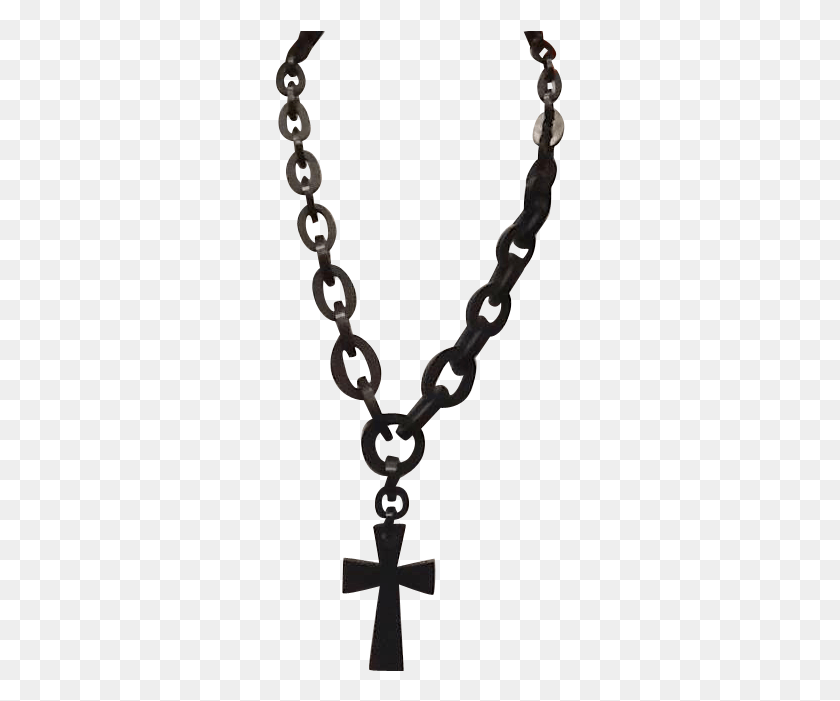 290x641 Cross Necklace Necklace, Chain, Jewelry, Accessories HD PNG Download