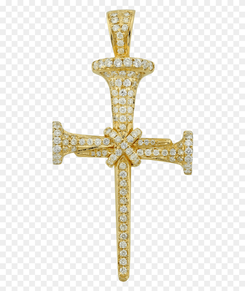 486x935 Cross Pendant With Diamonds Cross, Symbol, Crucifix, Jewelry HD PNG Download