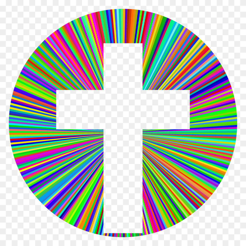 2252x2252 Cross Picture Clipart Prismatic Cross Halo Kidding Around Yoga, Symbol, Crucifix HD PNG Download