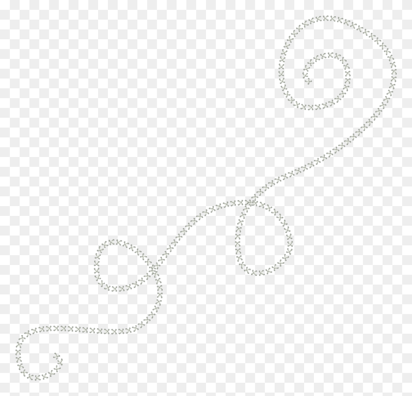 1591x1525 Cross Stitch Swirl For You Chain, Sphere, Pattern, Alphabet HD PNG Download